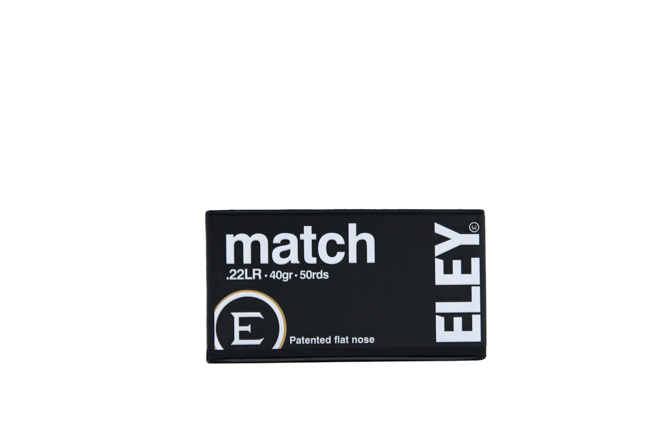 ELEY match Ammunition 22 Long Rifle (500)