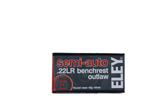ELEY semi-auto benchrest outlaw Ammunition 22 Long Rifle (500)