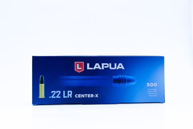 Lapua Center-X Ammunition 22 Long Rifle (500)