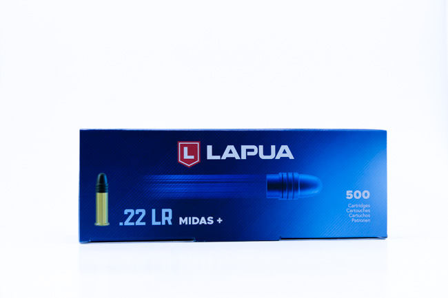 Lapua Midas+ Ammunition 22 Long Rifle (500)